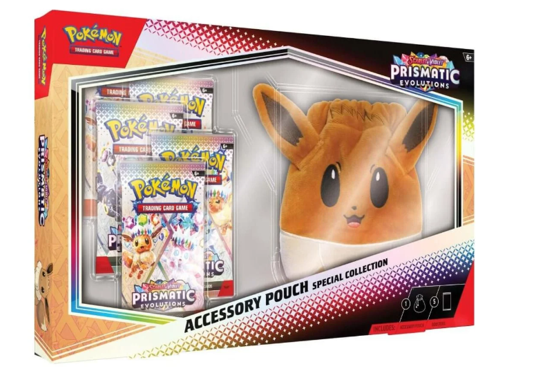 Pokemon TCG Scarlet & Violet 8.5 Prismatic Evolutions Accessory Pouch