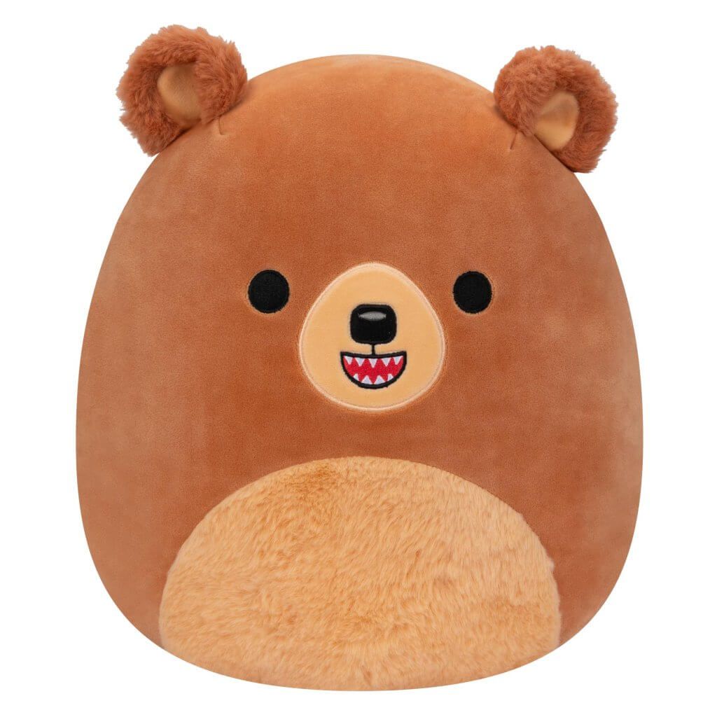Stokely the Grizzly Bear with Teeth ~ 12" Squishmallow Plush