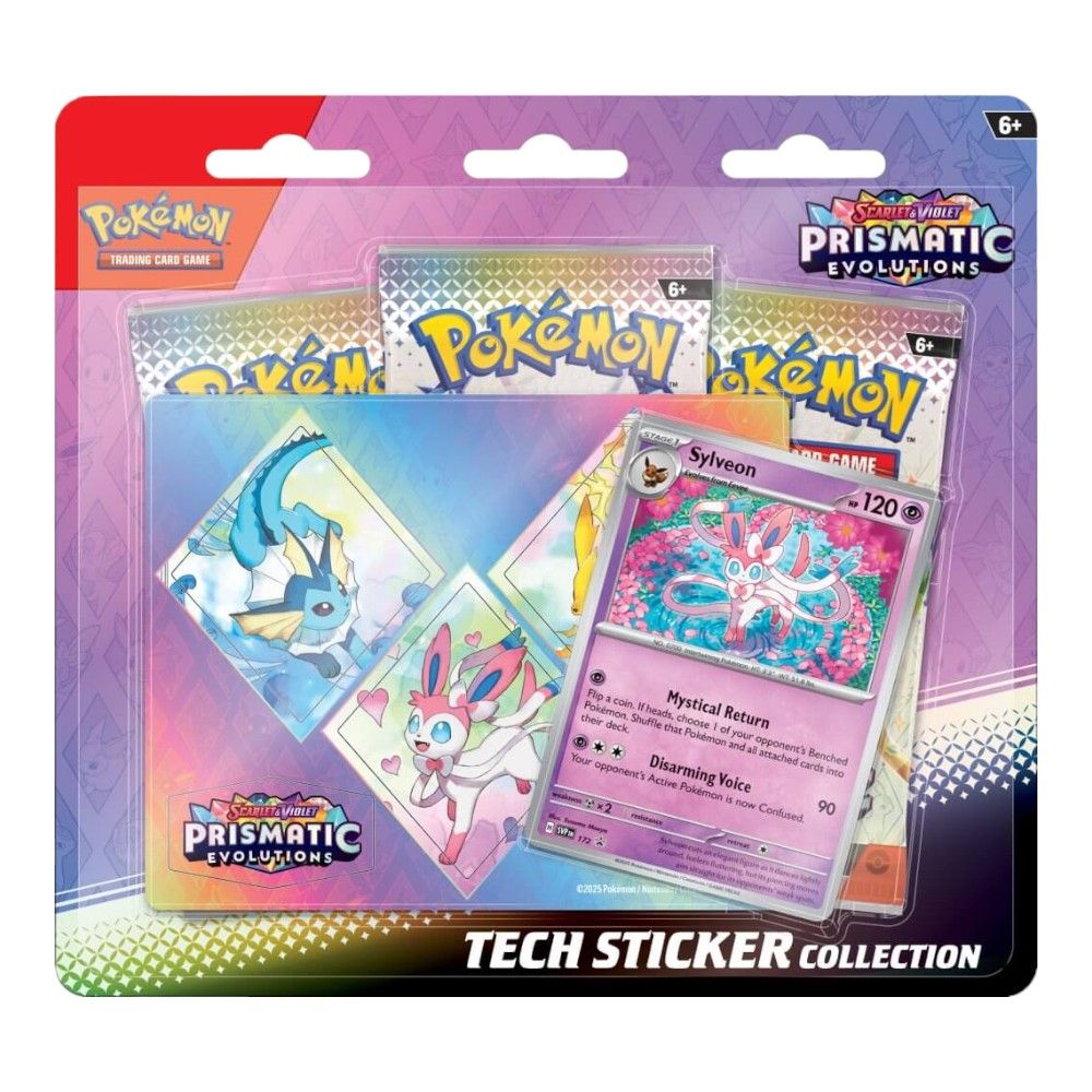Pokemon TCG: Scarlet & Violet: Prismatic Evolutions Tech Sticker Blister (Sylveon)