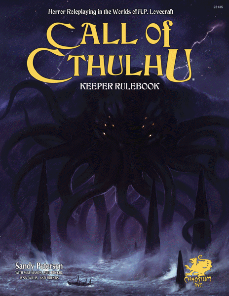 Call of Cthulhu RPG - Keeper Rulebook