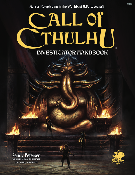 Call of Cthulhu RPG Investigator Handbook Hardcover