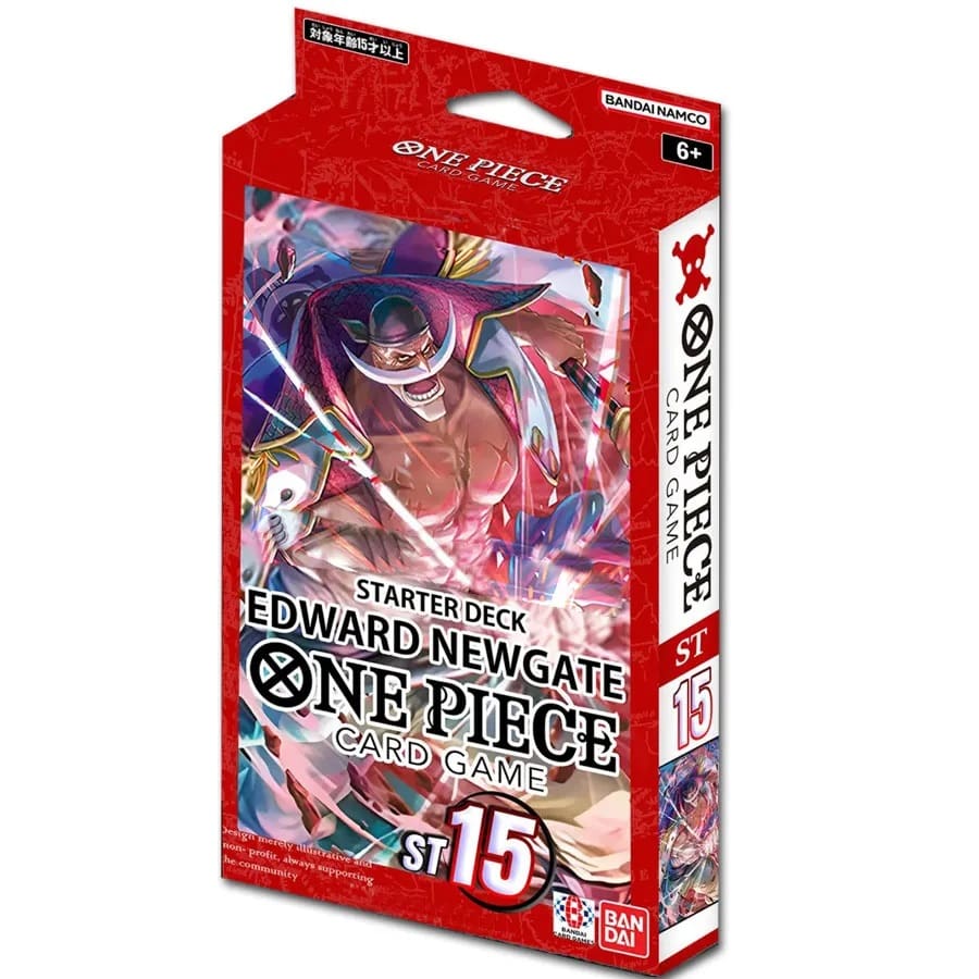 One Piece Card Game: Starter Deck  – (Red) Edward Newgate [ST-15]   -  Release Date: 25 Oct 2024