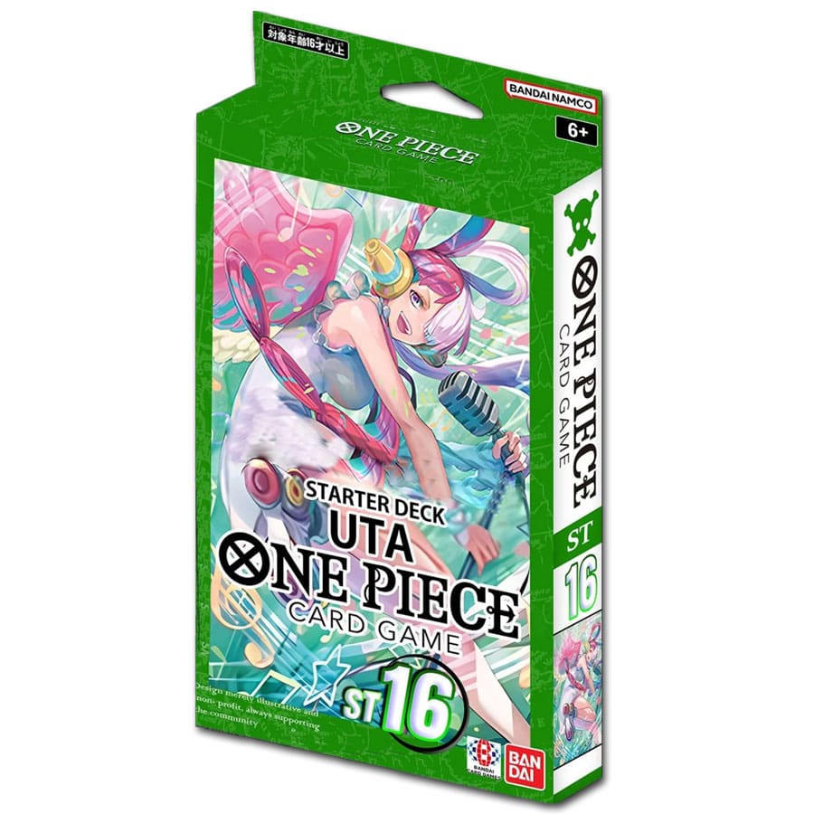 One Piece Card Game: Starter Deck  – (Green) Uta [ST-16]  - Release Date: 25 Oct 2024