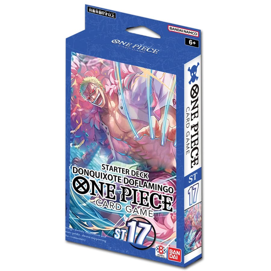 One Piece Card Game: Starter Deck  – (Blue) Donquixote Doflamingo [ST-17]  - Release Date: 25 Oct 2024