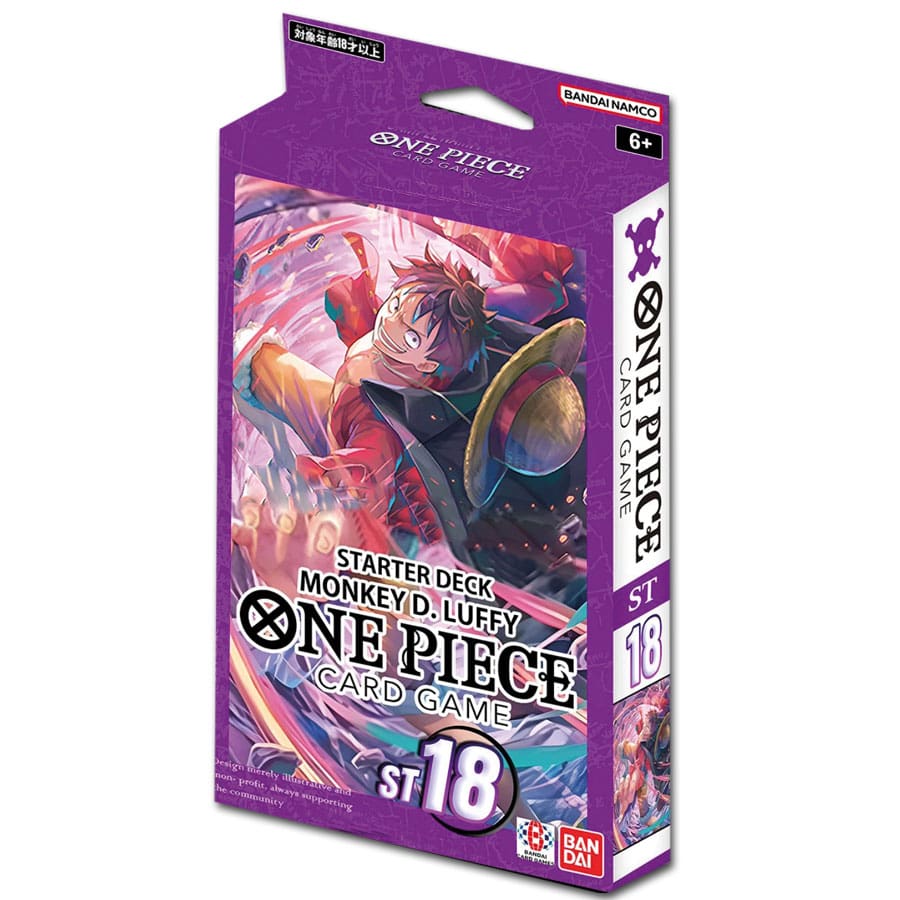 One Piece Card Game: Starter Deck  – (Purple) Monkey D. Luffy [ST-18]  -   Release Date: 25 Oct 2024