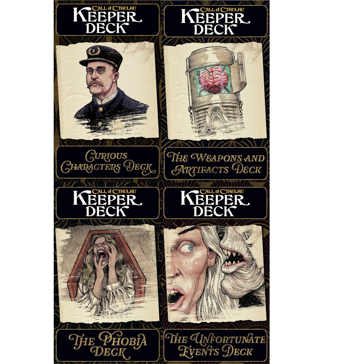 Call of Cthulhu RPG - Keeper Decks Second Edition  - Estimated Release Date: Unknown