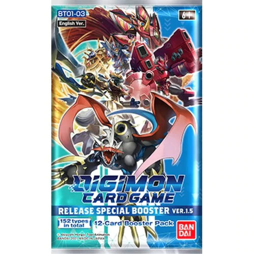 Digimon Card Game Series 01 Special Booster Pack Version 1.5