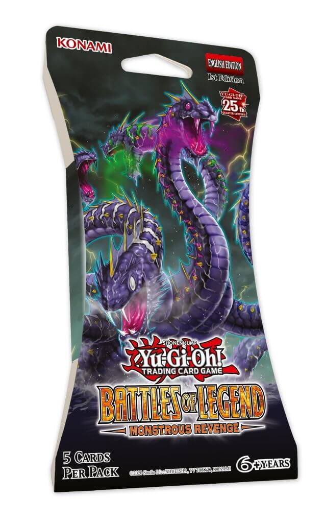 YuGiOh Battles of Legends: Monstrous Revenge 5 x card Blister Pack
