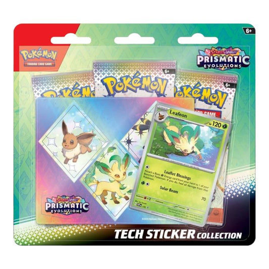 Pokemon TCG: Scarlet & Violet: Prismatic Evolutions Tech Sticker Blister (Leafeon)
