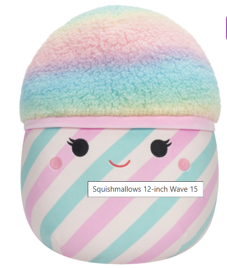 Bevin The Cotton Candy - Wave 15 Assortment A - 12 Inch Squishmallows