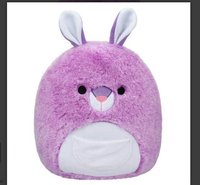 SQUISHMALLOWS 12" FuzzAMallow Kiki the Purple Kangaroo