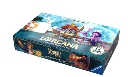 Disney Lorcana TCG: Azurite Sea Booster Display