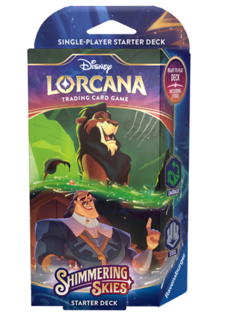 Disney Lorcana TCG: Shimmering Skies - Starter Deck Emerald & Steel