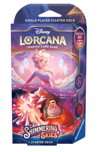 Disney Lorcana TCG: Shimmering Skies - Starter Deck Amethyst & Ruby