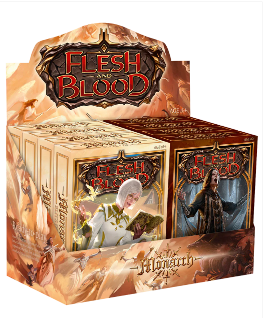 Flesh and Blood TCG Monarch Blitz Deck Display