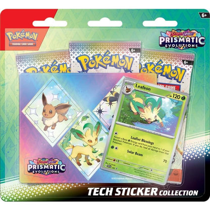 POKÉMON TCG Scarlet & Violet 8.5 Prismatic Evolutions Tech Sticker Collection