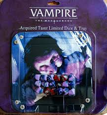 Vampire The Masquerade 5th Edition - Acquired Taste Limited Dice & Tray Accessory Pack