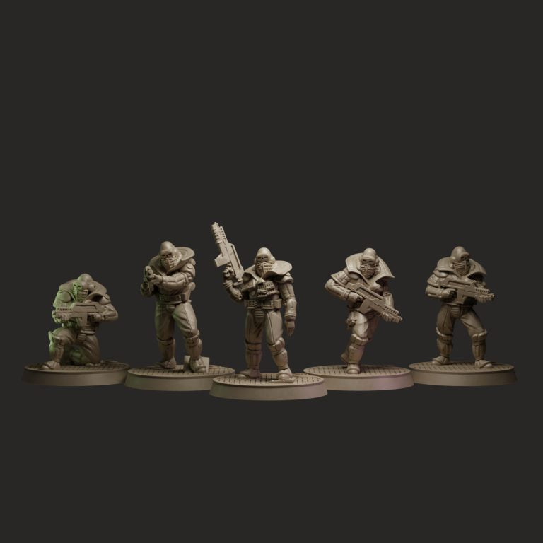Alien RPG Evolved Miniatures Set: Rapture Protocol