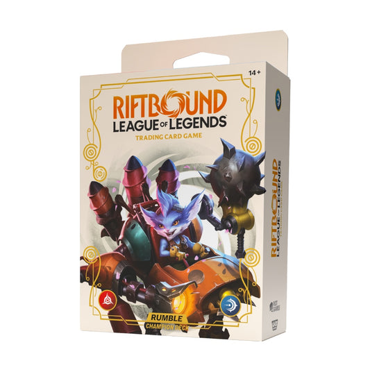 Riftbound: League of Legends TCG – Champion Deck Display – Spiritforged: Rumble