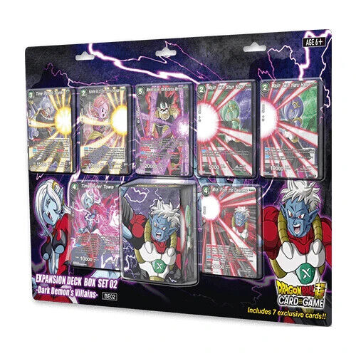 Dragon Ball Super Card Game Dark Demon Villains Expansion Deck Box Set DBS-BE02