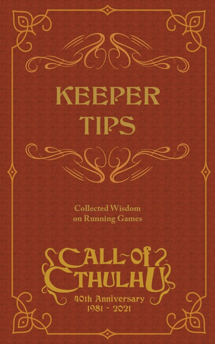 Call of Cthulhu RPG: Keeper Tips Book: Collected Wisdom