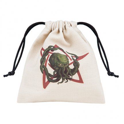Call of Cthulhu Dice Bag Beige and Multicolour
