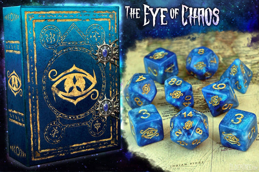 Elder Dice Eye of Chaos Dice - Nebula Polyhedral Set