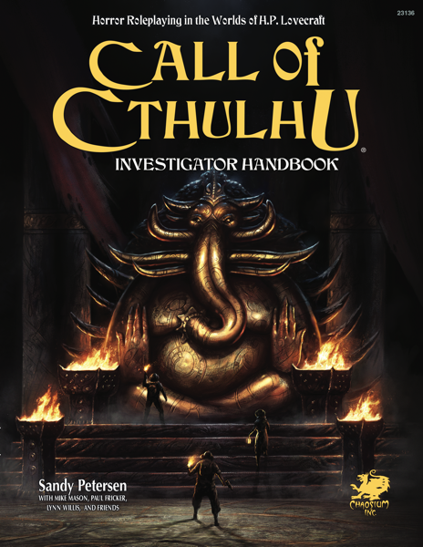 Call of Cthulhu RPG  Investigator Handbook Hardcover